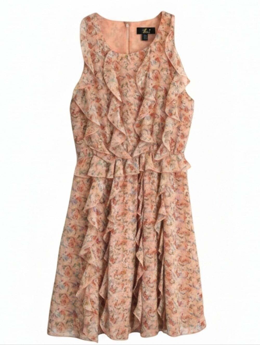 Anthropologie Sachin & Babi Senna Floral Ruffle Sundress Size 6 Boho Chic